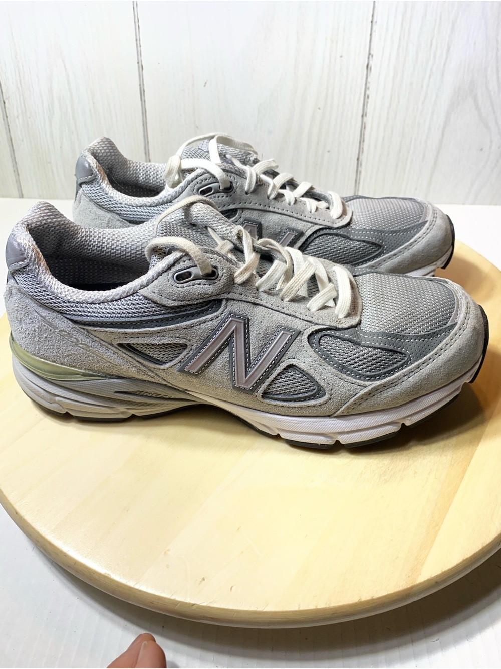 New Balance 990v4 Made In USA Women's Size 8.5 2A Running Shoes Gray